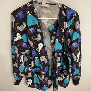 Cat Scrub Jacket
